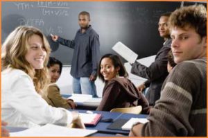 mudassir sir in classroom clearing doubts